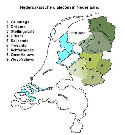 Low Saxon varieties in the Netherlands